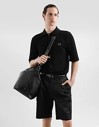 Calfskin duffel bag