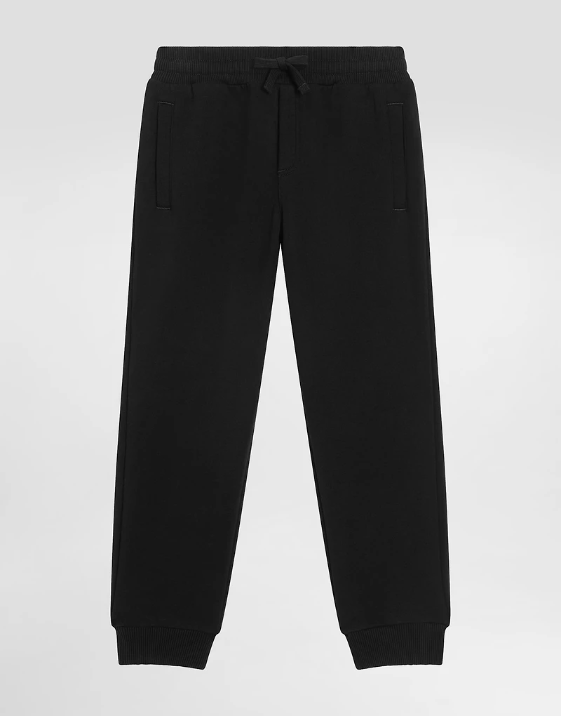 Fleece trousers with DG print