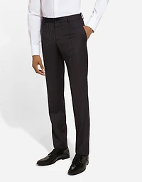 Pinstripe double-breasted Martini-fit suit