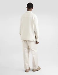 Cotton fleece jacket