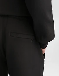 Jersey jogging shorts with embroidery