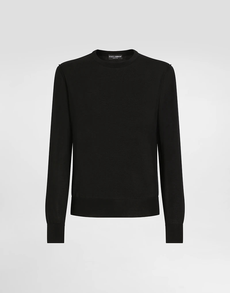 Cashmere round-neck sweater