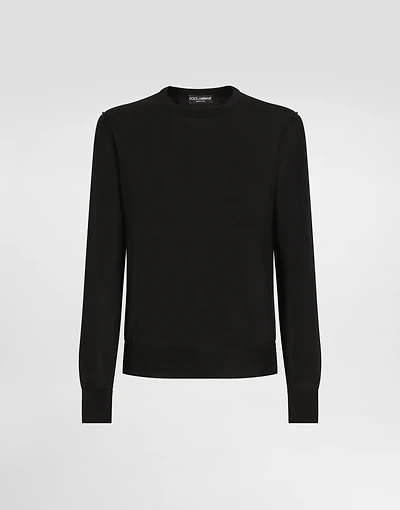 Cashmere round-neck sweater
