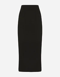 Virgin wool pencil skirt
