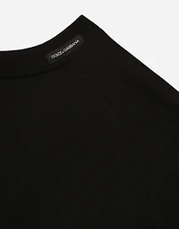 Short-sleeved T-shirt with DG logo patch