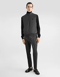 Wool jogging pants
