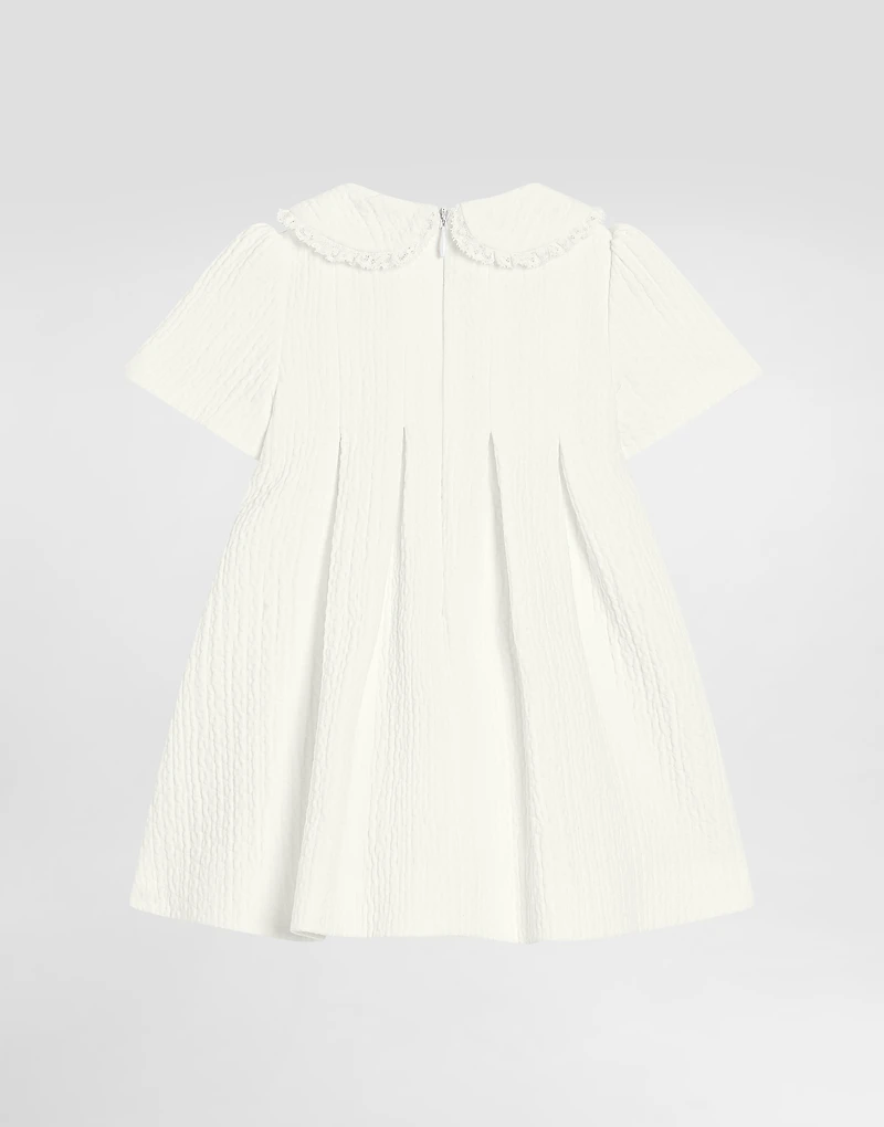 Short-sleeved cotton dress