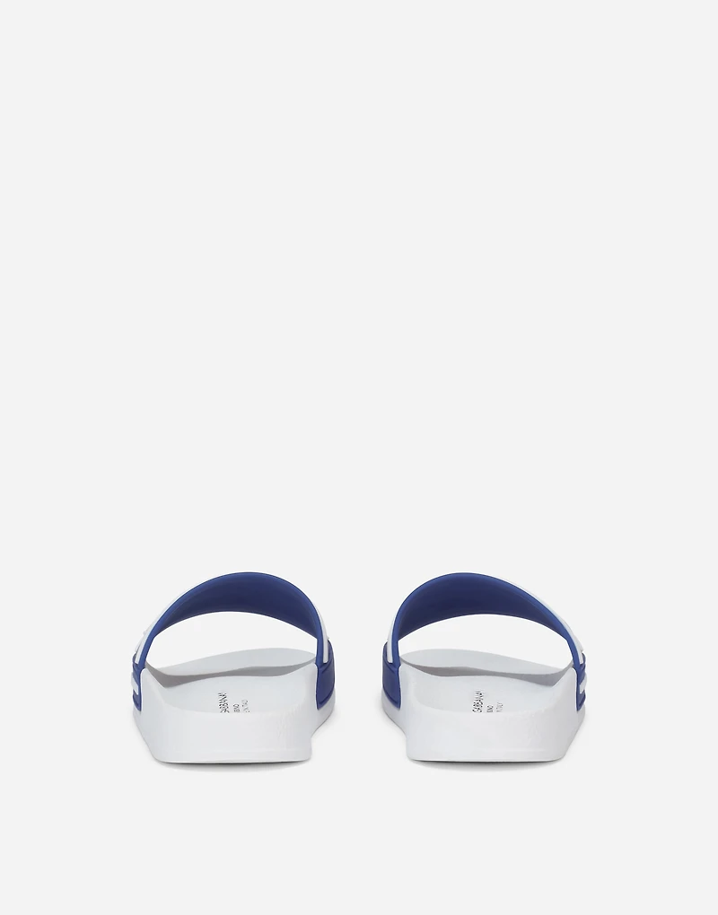 Rubber sliders with logo print