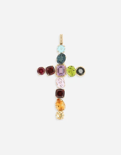 Charm Rainbow  18-carat yellow gold and multicolored gems