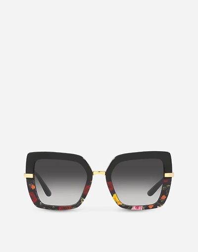 Half print sunglasses