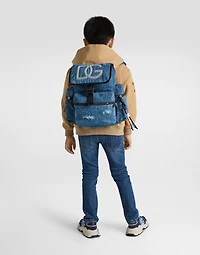 5-pocket denim jeans with DG logo