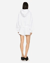Jersey shorts with embossed DG logo