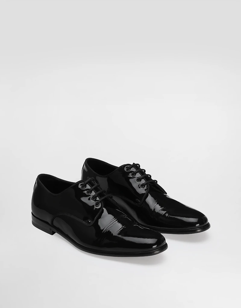 Patent leather Derby shoes