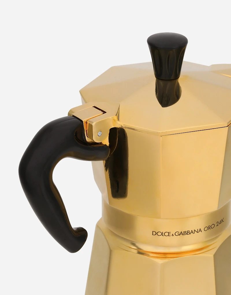 24k Gold Decorative Moka Bialetti Dolce&Gabbana