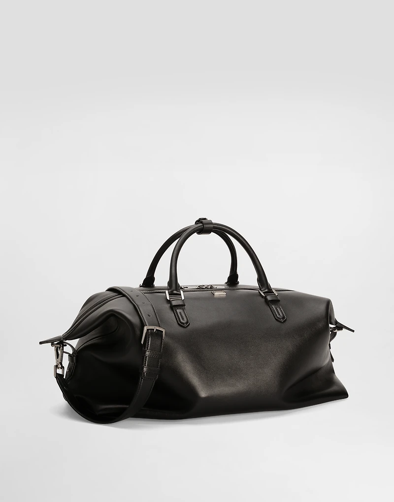 Calfskin duffel bag