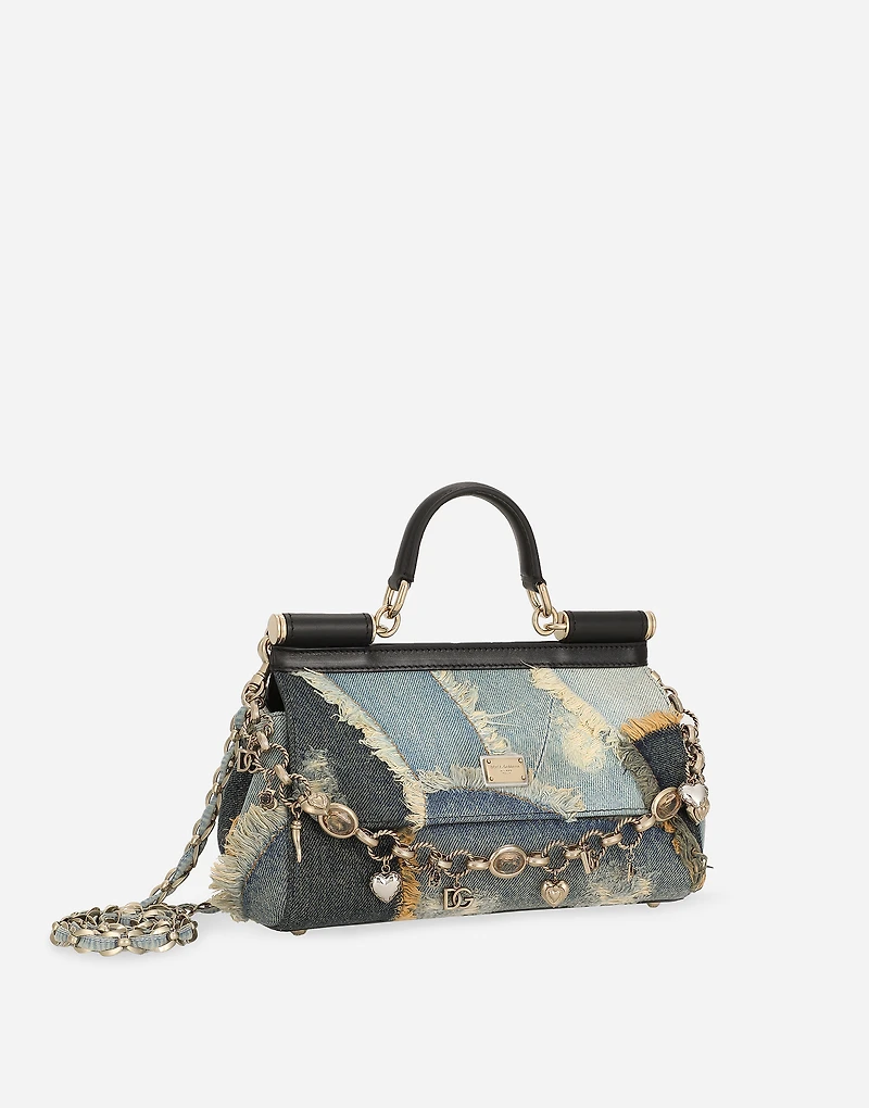 Elongated medium Sicily handbag