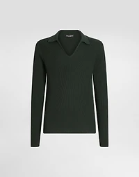 Cotton knit sweater