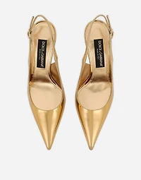 Calfskin slingbacks