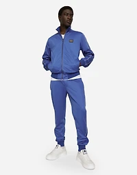 Triacetate jogging pants with bands