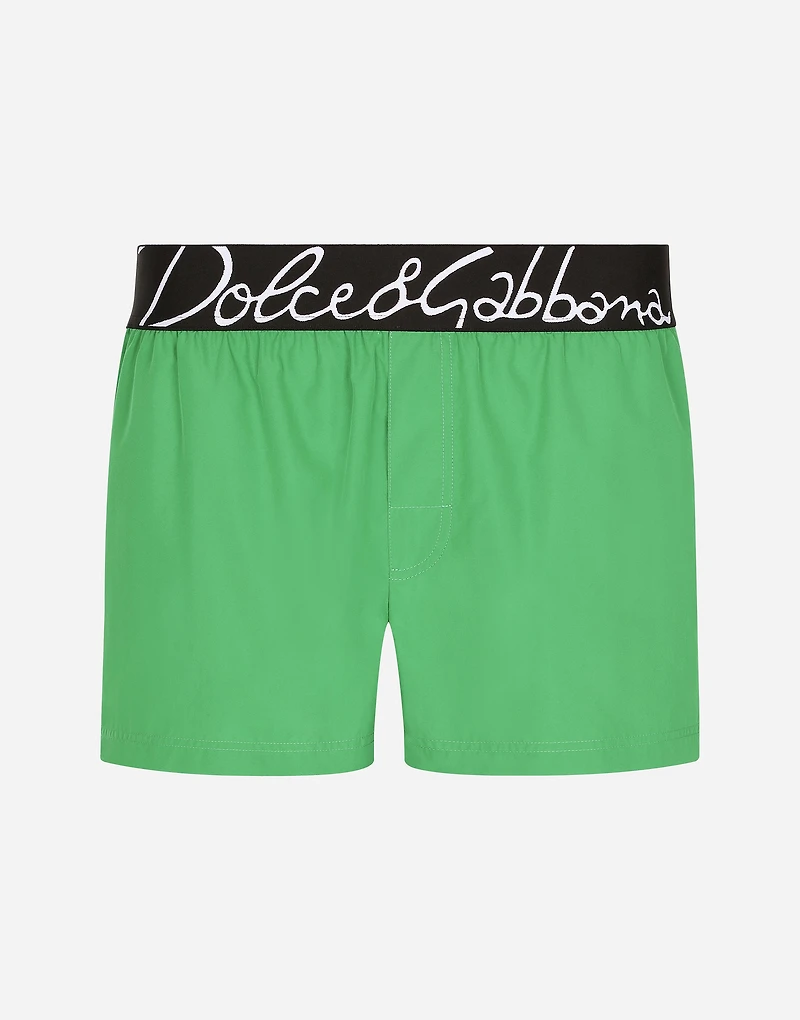 Short swim trunks with Dolce&Gabbana logo
