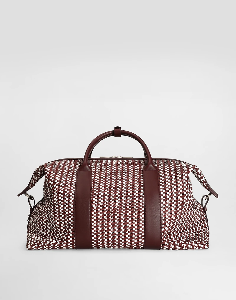Leather travel bag