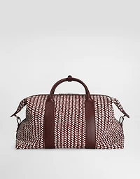 Leather travel bag