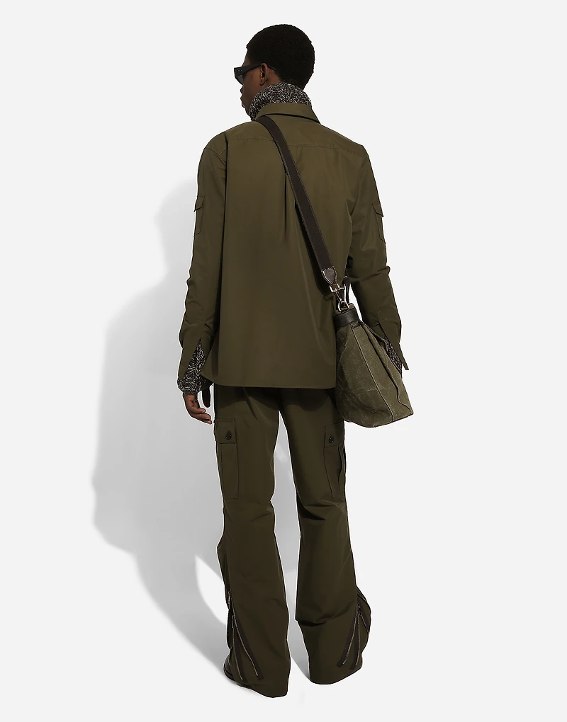 Technical fabric cargo pants