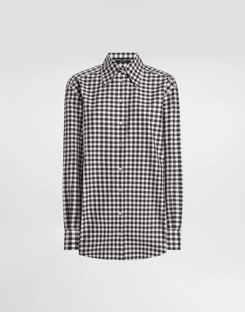 Cotton check shirt