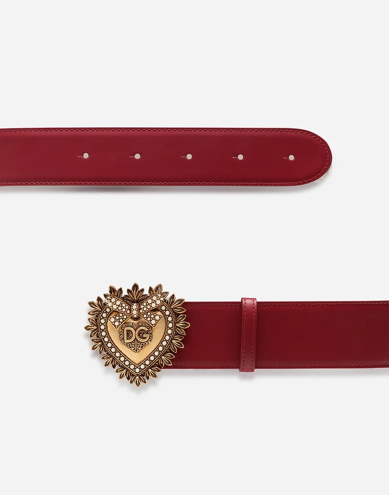 Luxury leather Devotion belt