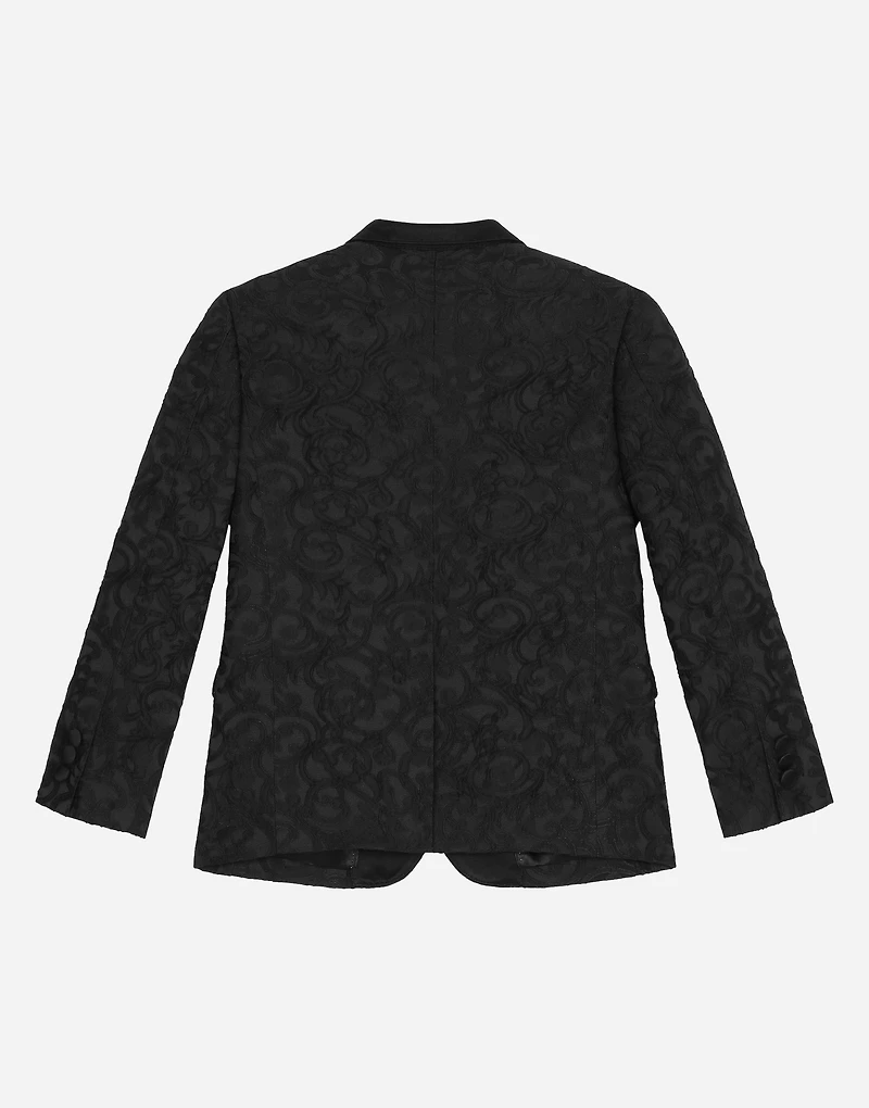 Single-breasted jacquard jacket