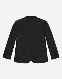 Single-breasted jacquard jacket