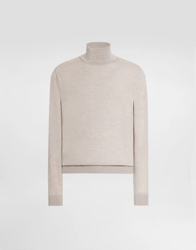 Cashmere turtleneck pullover