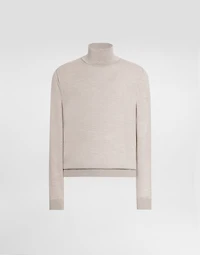 Cashmere turtleneck pullover