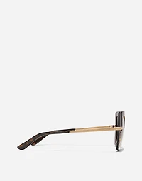 Half print sunglasses
