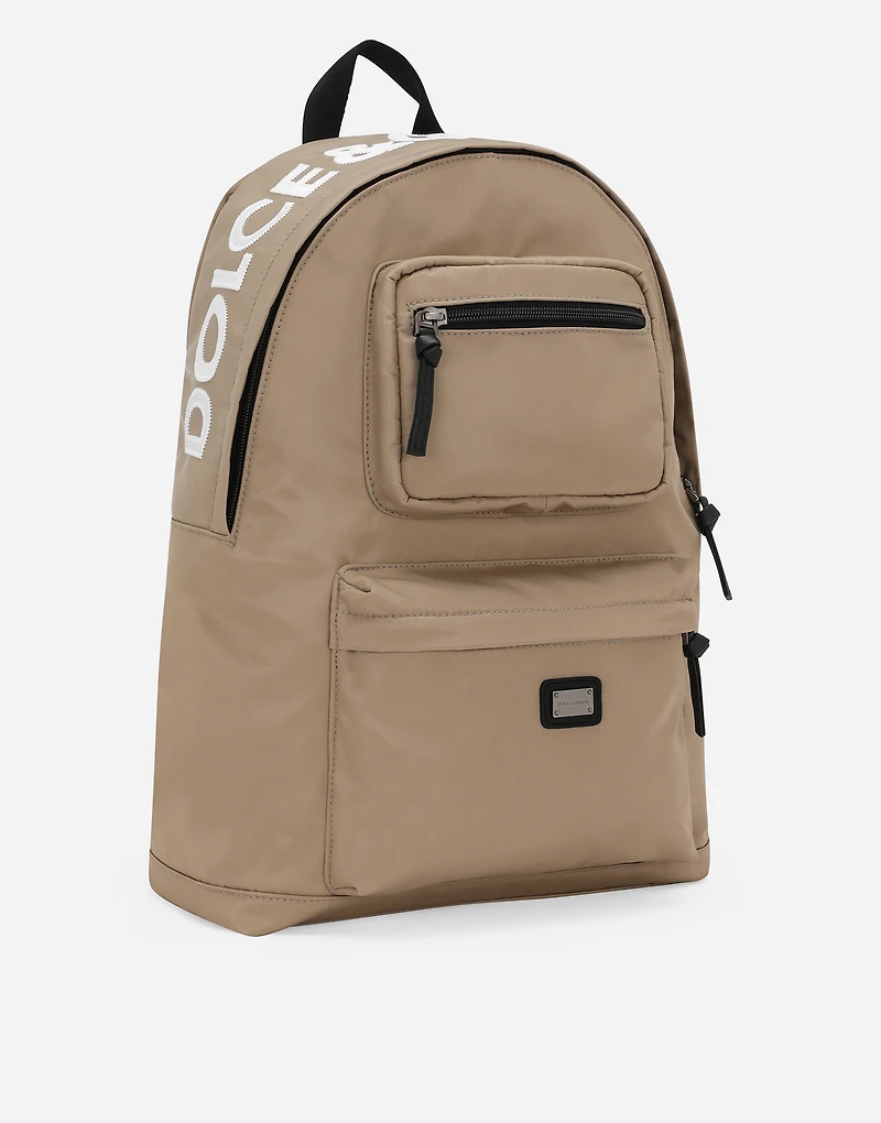 Nylon backpack with Dolce&Gabbana logo