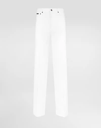 Flared denim jeans