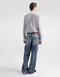 Striped cotton shirt