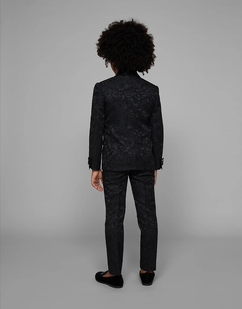 Single-breasted jacquard jacket
