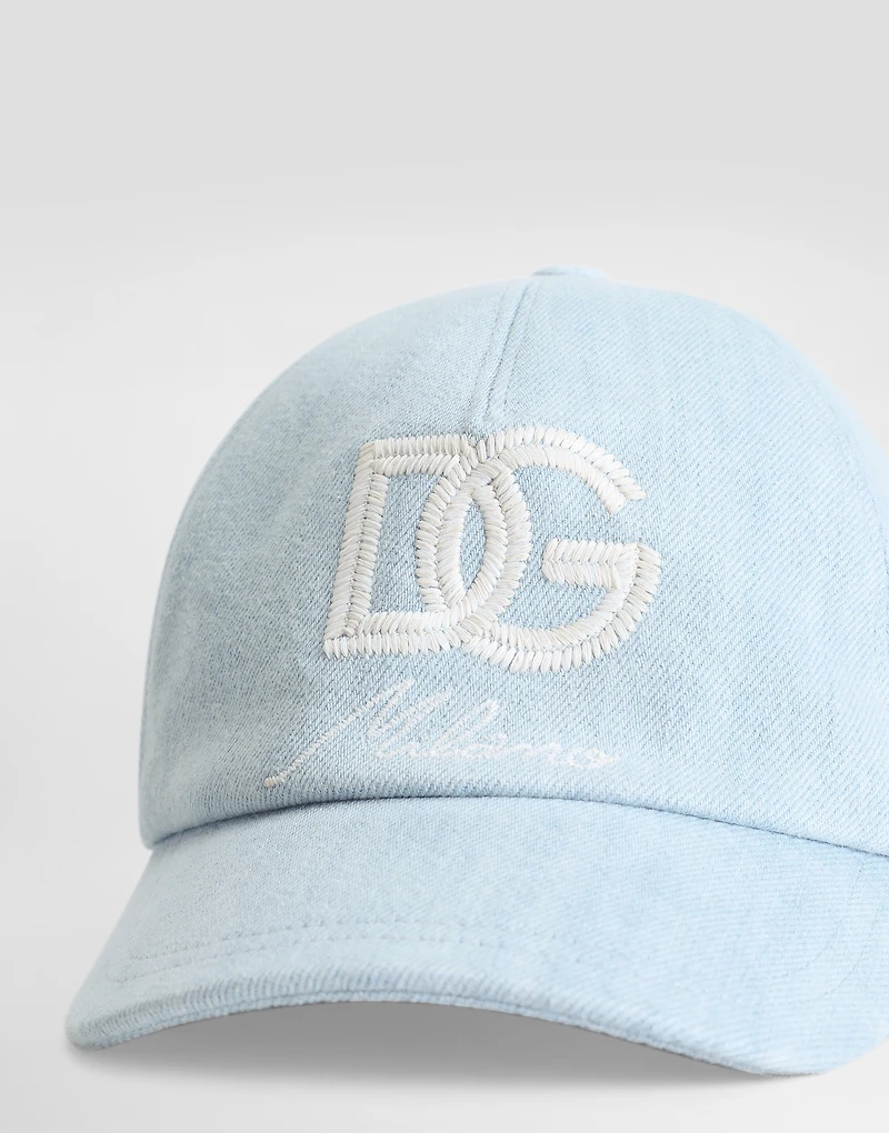 Denim baseball hat