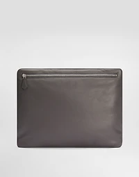Calfskin nappa leather pouch