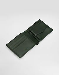 Plongé woven calfskin wallet