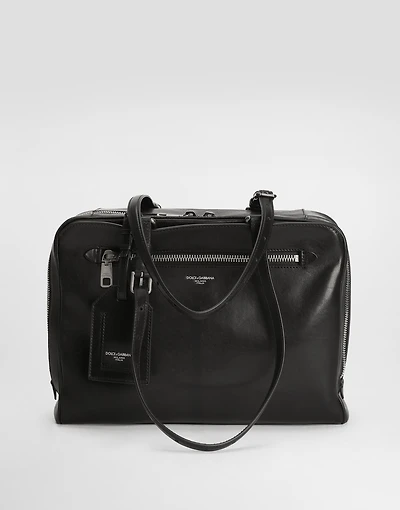 Ellis calfskin briefcase