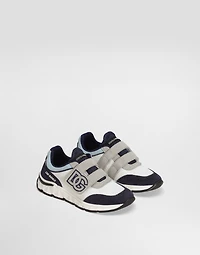 Mesh and split leather DG Running sneakers
