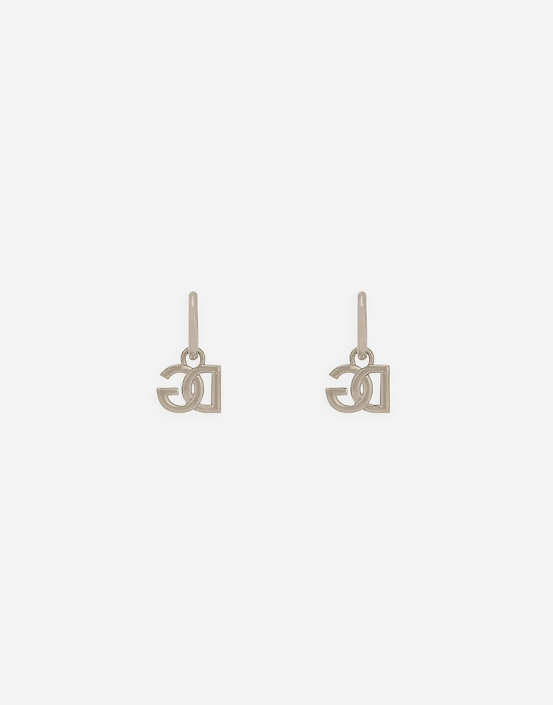 Butterfly-back earrings with DG logo