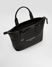 Small calfskin shopper