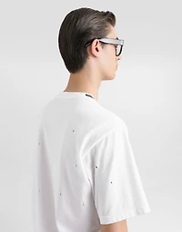 Cotton T-shirt with Vespa print