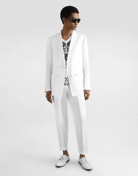 Linen jogging trousers