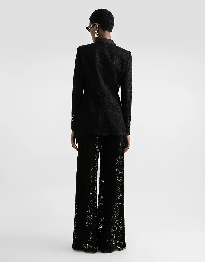 Cordonetto lace trousers