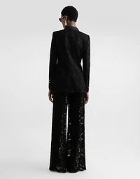 Cordonetto lace trousers