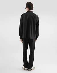 Tailored pinstripe shirt